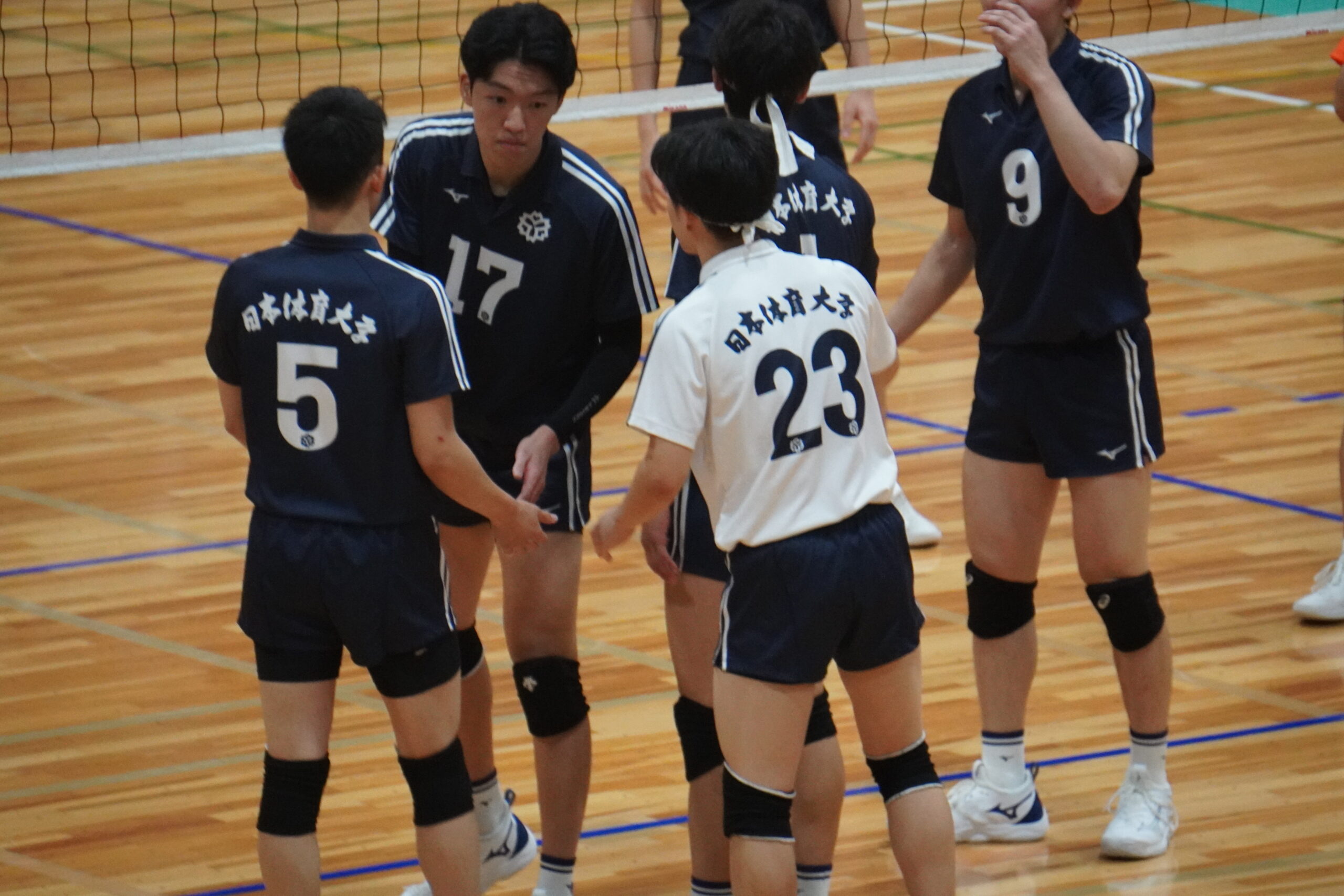 VS法政大学さん - 日本体育大学 男子バレーボール部