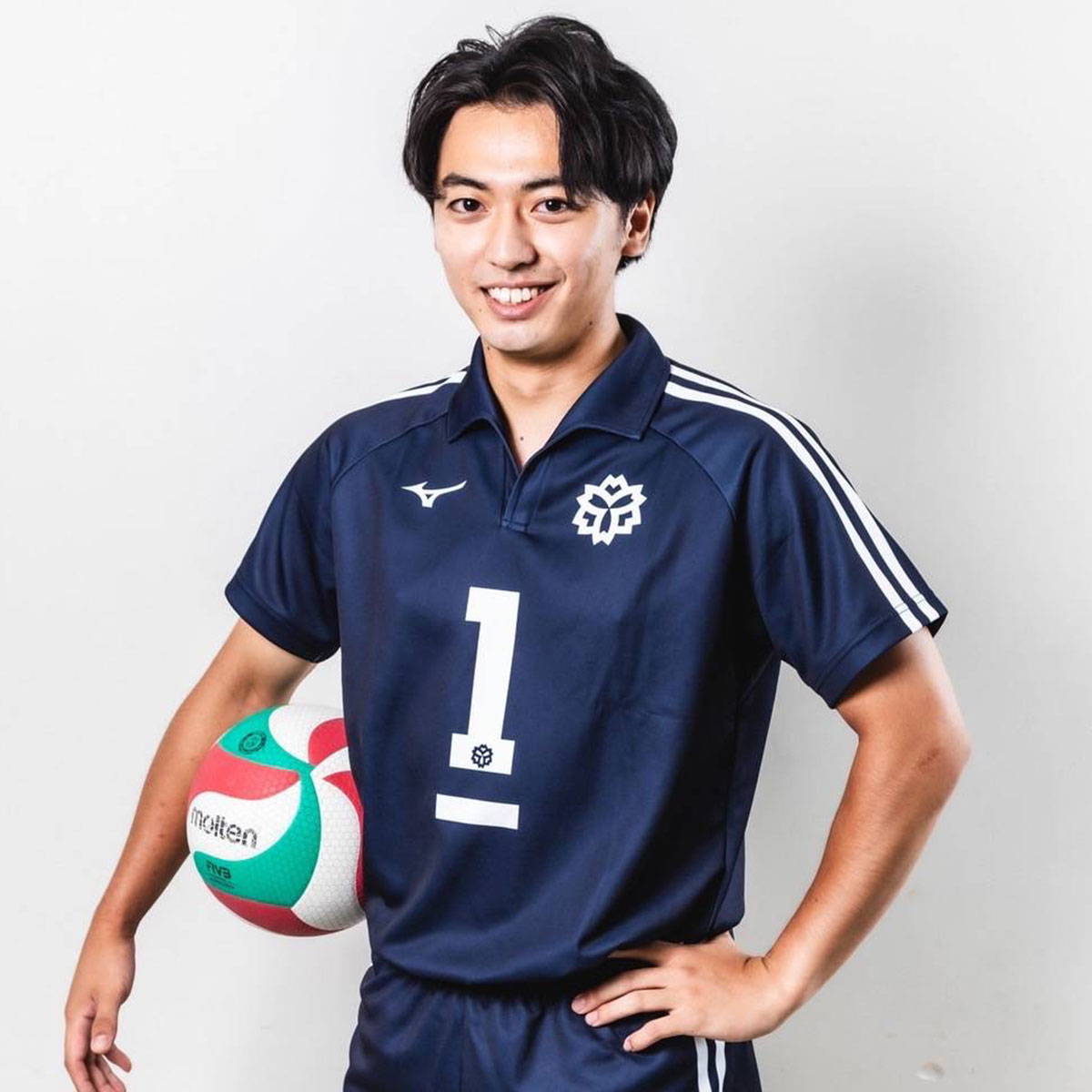 9人制バレーボール主将　長谷川愛斗